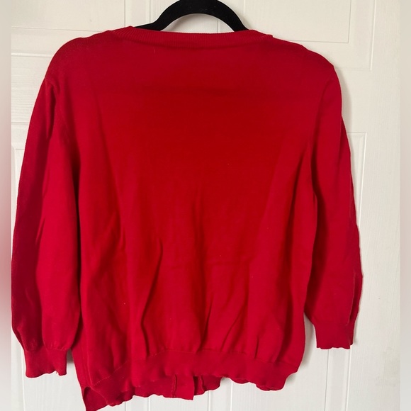 SEE BY CHLOÉ Red Button-down Cotton Cardigan - Picture 4 of 10